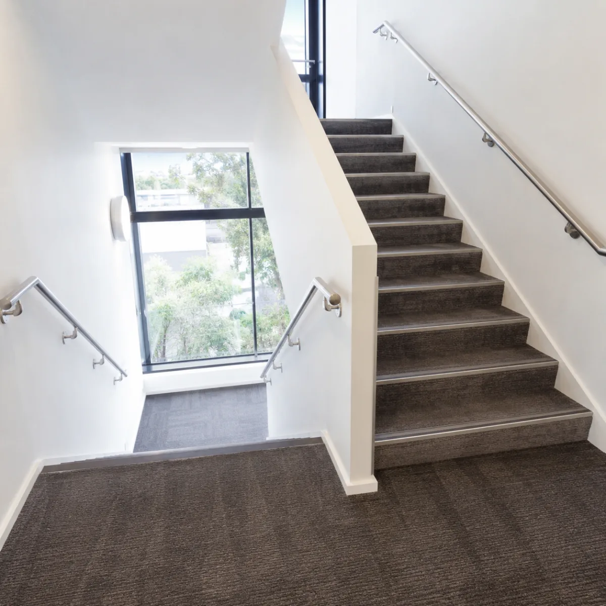 High-traffic carpet lanes