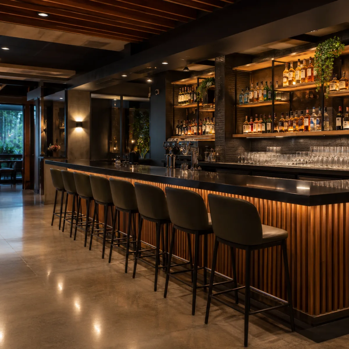 A bar interior