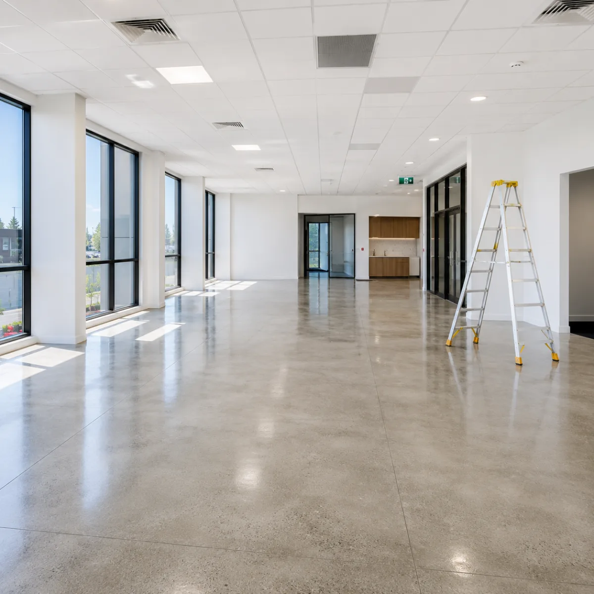 A finished space ready for handover