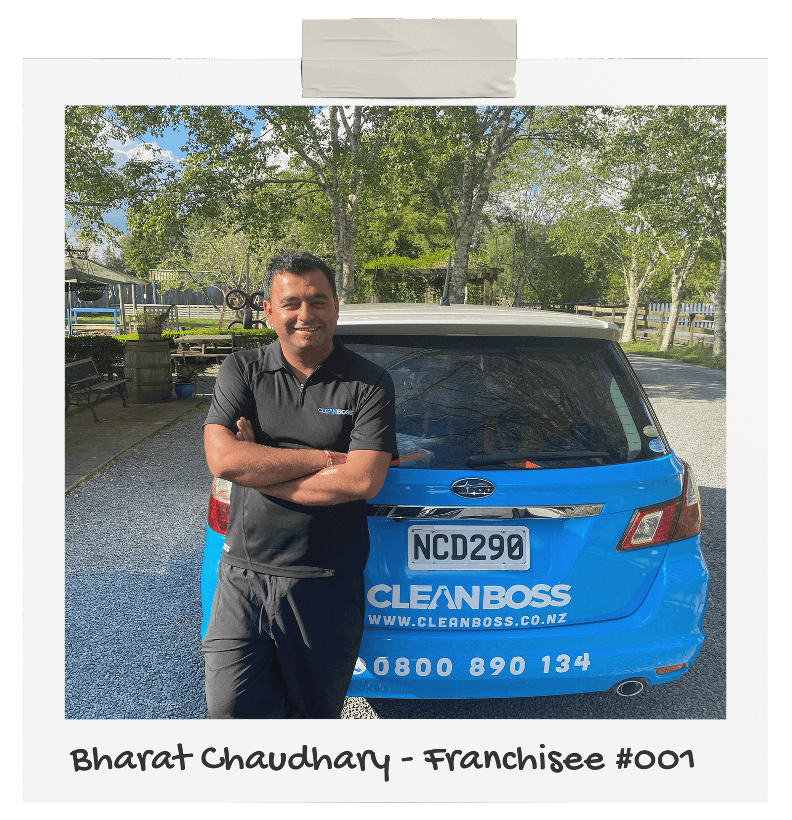Bharat, a Clean Boss franchisee