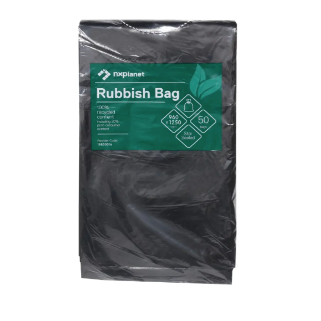 Rubbish Bag 120L LDPE Black