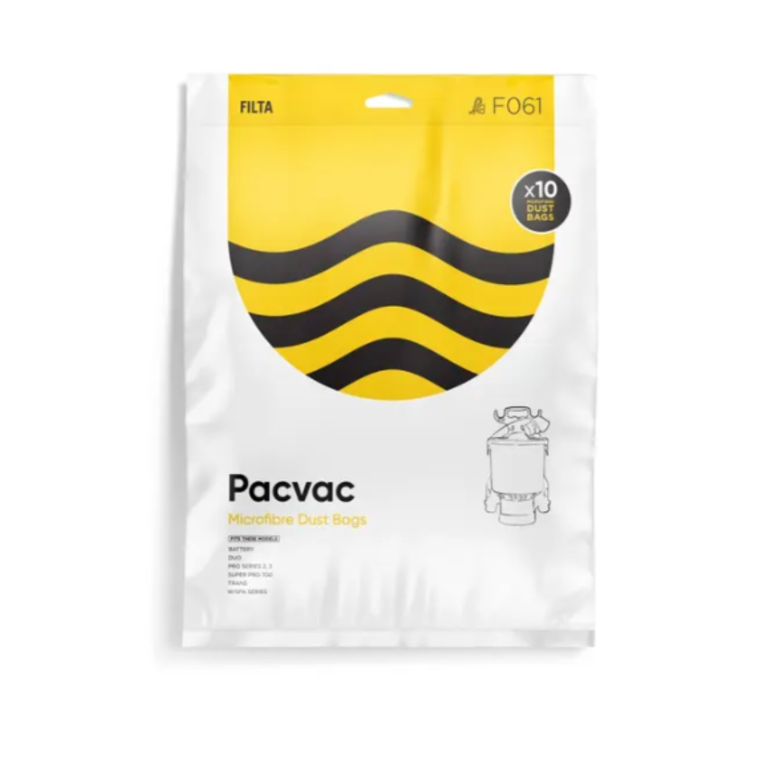 Filta PacVac Microfibre Bags 10pk