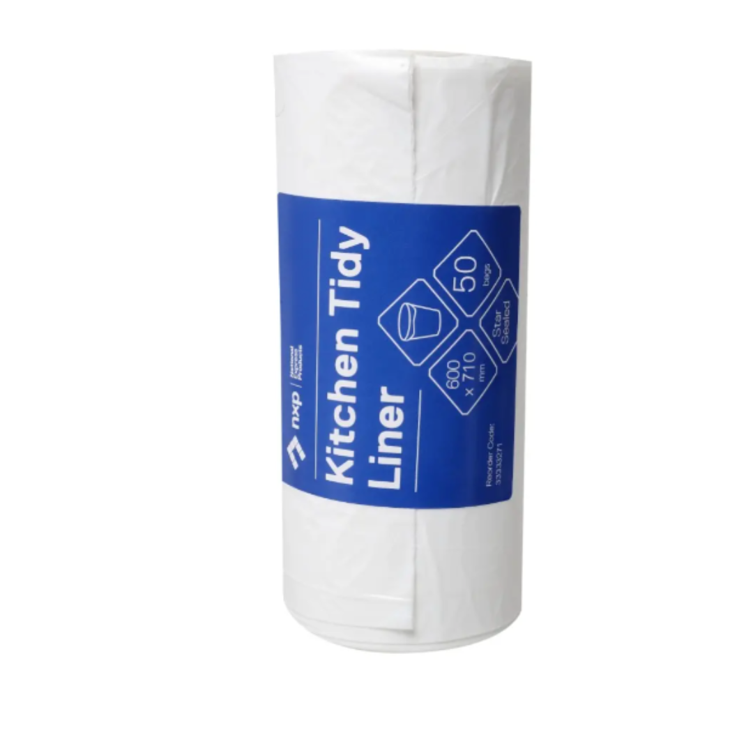 Tidy Liner 36L White Pack