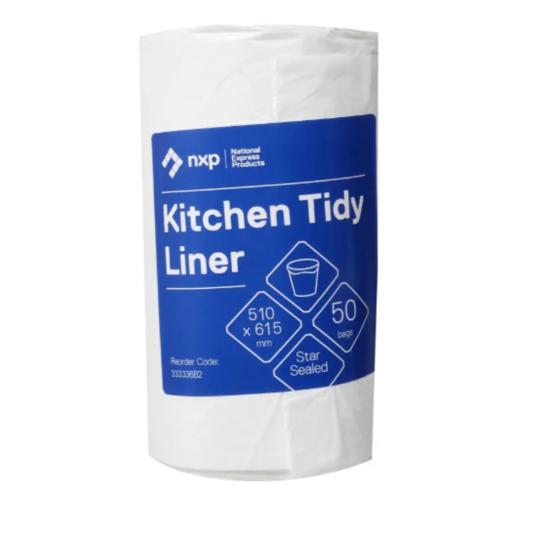 Kitchen Tidy Liner 27L White