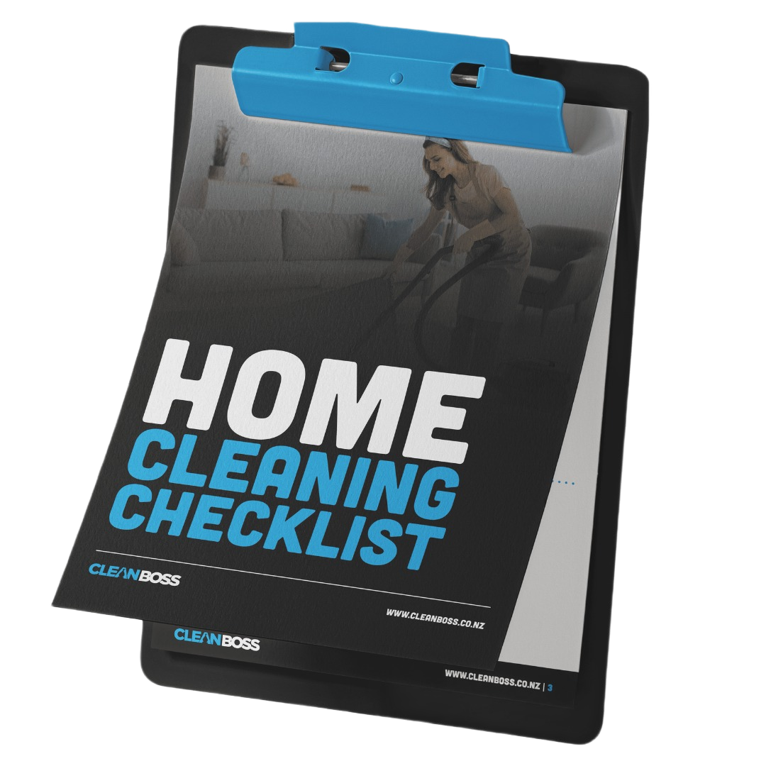 The Clean Boss home cleaning checklist