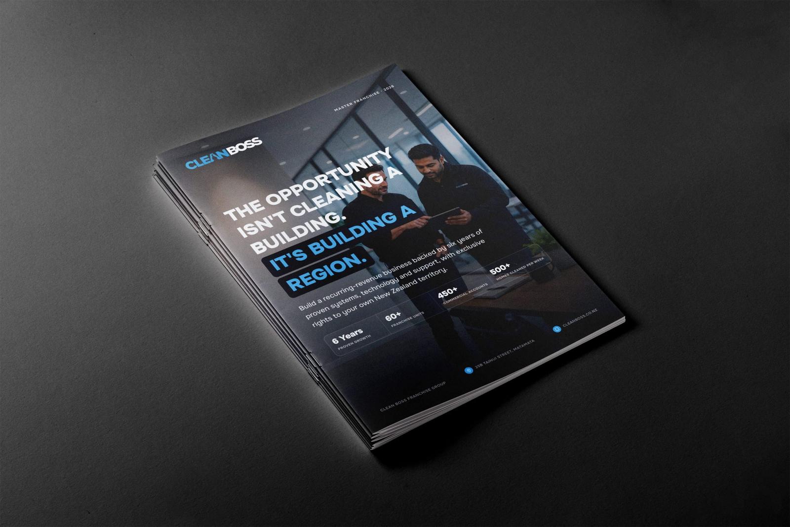 Clean Boss master franchise brochure