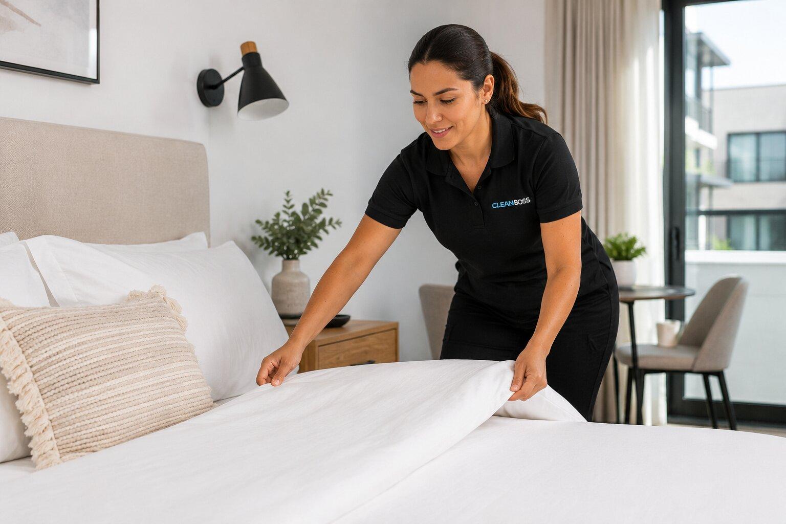 Clean Boss Airbnb turnover
