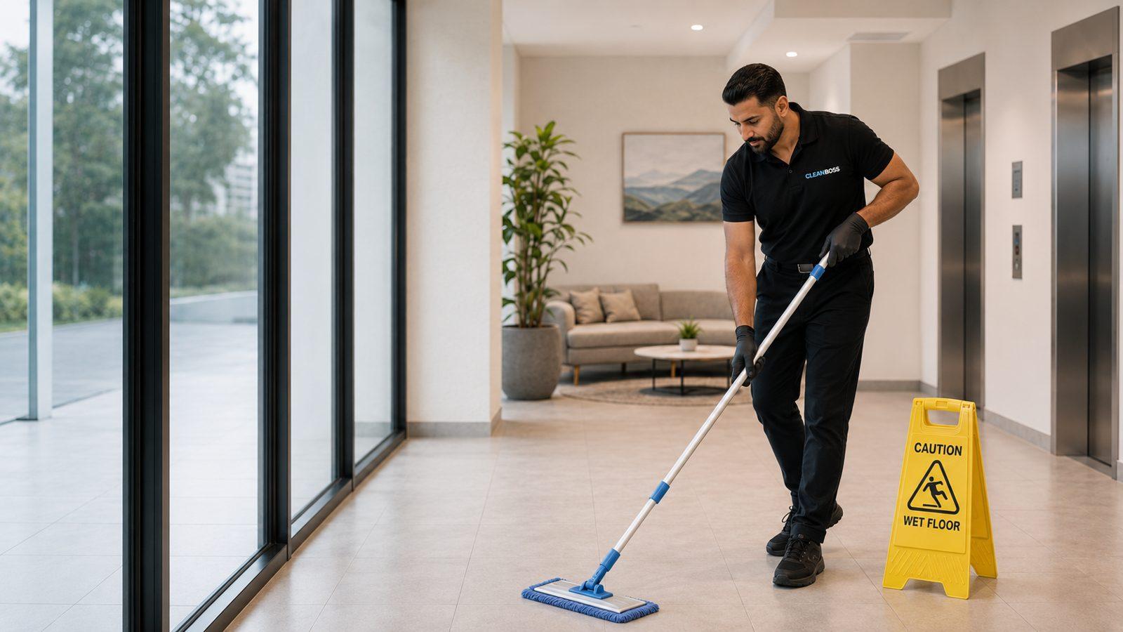 A body corporate building cleaned by Clean Boss