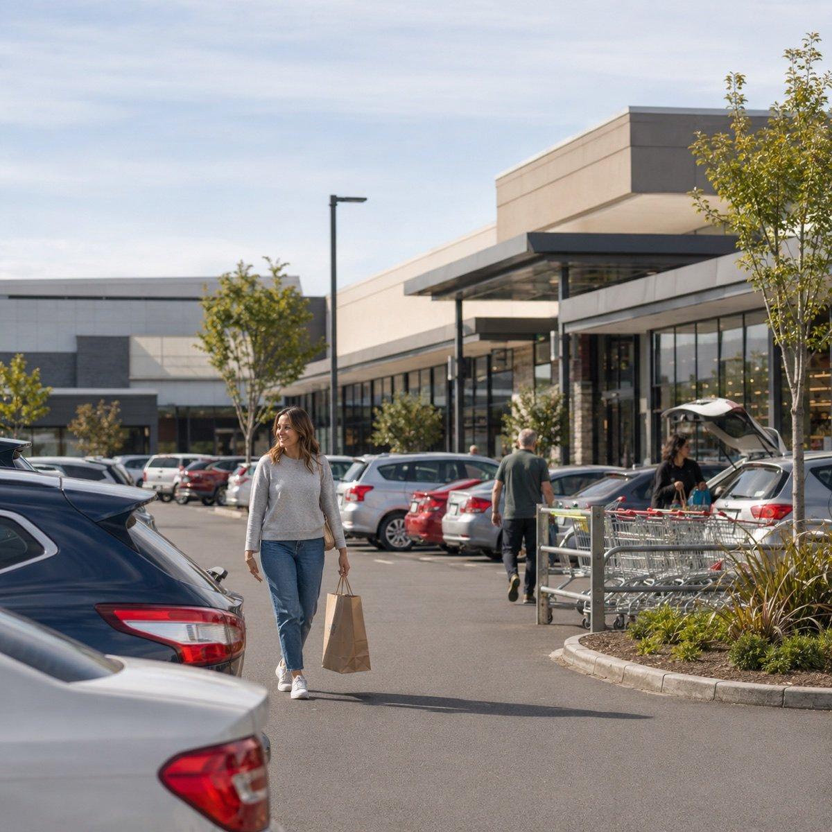 A shopping centre